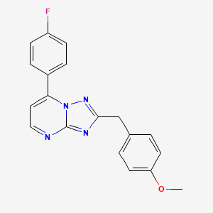 7-(4-Fluorophenyl)-2-(4-methoxybenzyl)[1,2,4]triazolo[1,5-a]pyrimidine