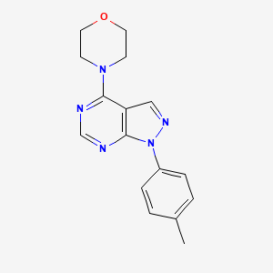 1-(4-methylphenyl)-4-(morpholin-4-yl)-1H-pyrazolo[3,4-d]pyrimidine