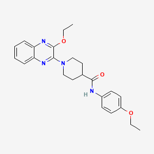 N-(4-ethoxyphenyl)-1-(3-ethoxyquinoxalin-2-yl)piperidine-4-carboxamide