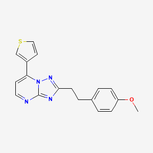 2-(4-Methoxyphenethyl)-7-(3-thienyl)[1,2,4]triazolo[1,5-a]pyrimidine