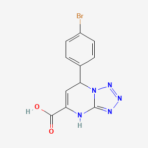 7-(4-Bromophenyl)-4,7-dihydrotetrazolo[1,5-a]pyrimidine-5-carboxylic acid