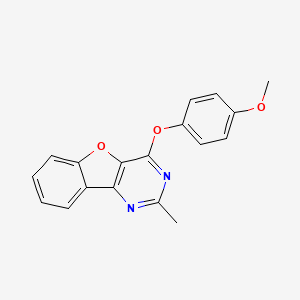 4-(4-Methoxyphenoxy)-2-methyl[1]benzofuro[3,2-d]pyrimidine