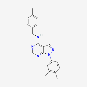 1-(3,4-dimethylphenyl)-N-(4-methylbenzyl)-1H-pyrazolo[3,4-d]pyrimidin-4-amine