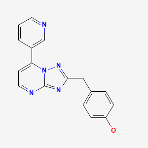 2-(4-Methoxybenzyl)-7-(3-pyridyl)[1,2,4]triazolo[1,5-a]pyrimidine