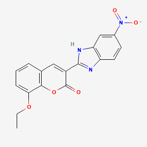 8-ethoxy-3-(6-nitro-1H-benzo[d]imidazol-2-yl)-2H-chromen-2-one