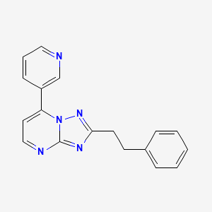 2-Phenethyl-7-(3-pyridyl)[1,2,4]triazolo[1,5-a]pyrimidine