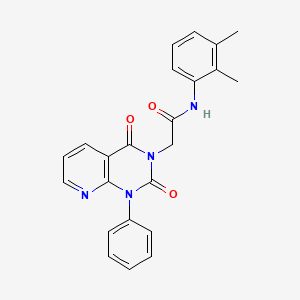 molecular formula C23H20N4O3 B11229253 N-(2,3-dimethylphenyl)-2-(2,4-dioxo-1-phenyl-1,4-dihydropyrido[2,3-d]pyrimidin-3(2H)-yl)acetamide 