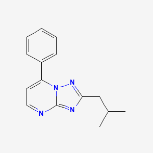 2-(2-Methylpropyl)-7-phenyl[1,2,4]triazolo[1,5-a]pyrimidine