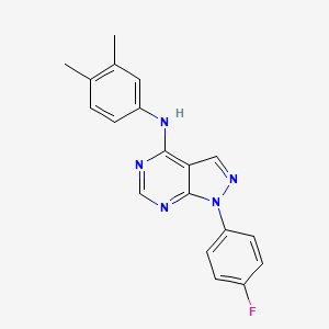 N-(3,4-dimethylphenyl)-1-(4-fluorophenyl)-1H-pyrazolo[3,4-d]pyrimidin-4-amine