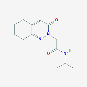 2-(3-oxo-5,6,7,8-tetrahydrocinnolin-2(3H)-yl)-N-(propan-2-yl)acetamide