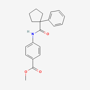 Methyl 4-{[(1-phenylcyclopentyl)carbonyl]amino}benzoate