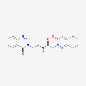 N-[2-(4-oxoquinazolin-3(4H)-yl)ethyl]-2-(3-oxo-5,6,7,8-tetrahydrocinnolin-2(3H)-yl)acetamide