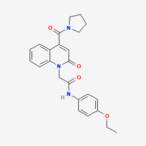 N-(4-ethoxyphenyl)-2-[2-oxo-4-(pyrrolidin-1-ylcarbonyl)quinolin-1(2H)-yl]acetamide