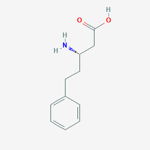 molecular formula C11H15NO2 B112299 (S)-3-氨基-5-苯基戊酸 CAS No. 218278-62-7