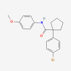 1-(4-bromophenyl)-N-(4-methoxyphenyl)cyclopentanecarboxamide