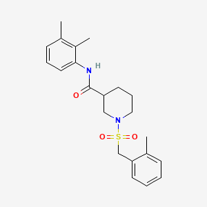 N-(2,3-dimethylphenyl)-1-[(2-methylbenzyl)sulfonyl]piperidine-3-carboxamide