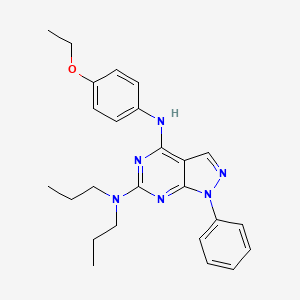 N~4~-(4-ethoxyphenyl)-1-phenyl-N~6~,N~6~-dipropyl-1H-pyrazolo[3,4-d]pyrimidine-4,6-diamine