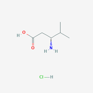 molecular formula C6H14ClNO2 B112307 (R)-3-氨基-4-甲基戊酸盐酸盐 CAS No. 219310-09-5