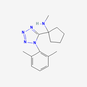 1-[1-(2,6-dimethylphenyl)-1H-tetrazol-5-yl]-N-methylcyclopentanamine