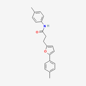 N-(4-methylphenyl)-3-[5-(4-methylphenyl)furan-2-yl]propanamide