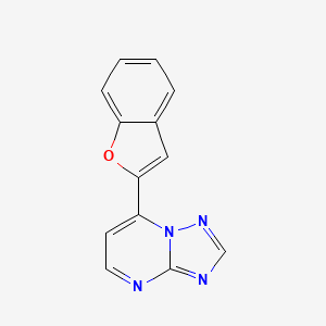 7-(1-Benzofuran-2-yl)[1,2,4]triazolo[1,5-a]pyrimidine