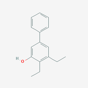 molecular formula C16H18O B011231 4,5-Diethyl[1,1'-biphenyl]-3-ol CAS No. 108191-73-7