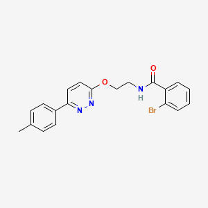 2-bromo-N-(2-((6-(p-tolyl)pyridazin-3-yl)oxy)ethyl)benzamide