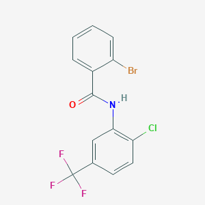 2-bromo-N-[2-chloro-5-(trifluoromethyl)phenyl]benzamide