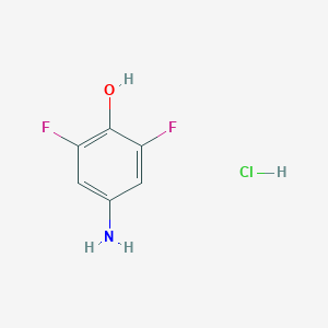 molecular formula C6H6ClF2NO B112312 4-氨基-2,6-二氟苯酚盐酸盐 CAS No. 220353-22-0