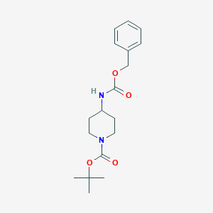 molecular formula C18H26N2O4 B112313 1-Boc-4-Cbz-氨基哌啶 CAS No. 220394-97-8