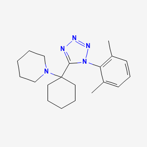 1-{1-[1-(2,6-dimethylphenyl)-1H-tetrazol-5-yl]cyclohexyl}piperidine