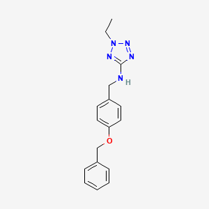 N-[4-(benzyloxy)benzyl]-2-ethyl-2H-tetrazol-5-amine