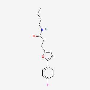 N-butyl-3-[5-(4-fluorophenyl)furan-2-yl]propanamide