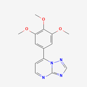 7-(3,4,5-Trimethoxyphenyl)[1,2,4]triazolo[1,5-a]pyrimidine