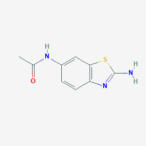 molecular formula C9H9N3OS B112323 N-(2-氨基苯并噻唑-6-基)-乙酰胺 CAS No. 22307-44-4