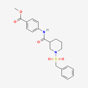 Methyl 4-({[1-(benzylsulfonyl)piperidin-3-yl]carbonyl}amino)benzoate