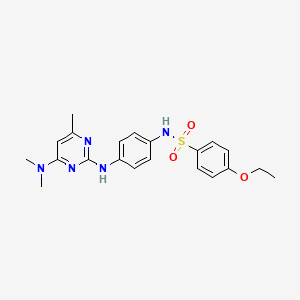 N-(4-((4-(dimethylamino)-6-methylpyrimidin-2-yl)amino)phenyl)-4-ethoxybenzenesulfonamide