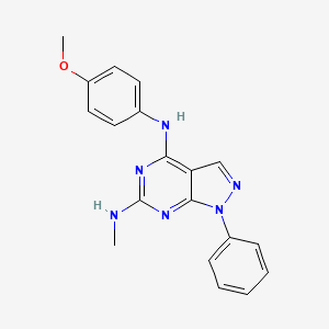 N4-(4-methoxyphenyl)-N6-methyl-1-phenyl-1H-pyrazolo[3,4-d]pyrimidine-4,6-diamine