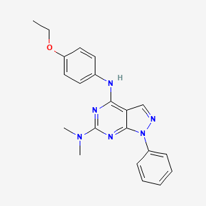 N~4~-(4-ethoxyphenyl)-N~6~,N~6~-dimethyl-1-phenyl-1H-pyrazolo[3,4-d]pyrimidine-4,6-diamine