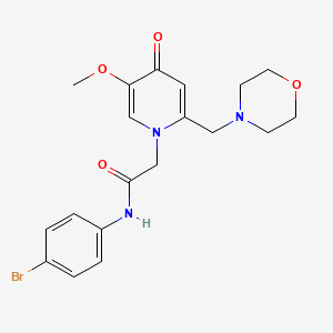 N-(4-bromophenyl)-2-(5-methoxy-2-(morpholinomethyl)-4-oxopyridin-1(4H)-yl)acetamide