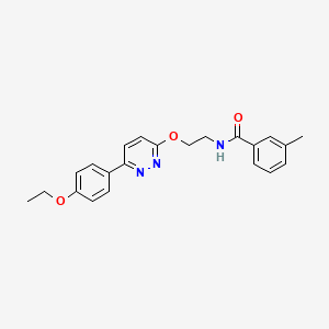 N-(2-{[6-(4-ethoxyphenyl)pyridazin-3-yl]oxy}ethyl)-3-methylbenzamide