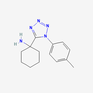 1-[1-(4-methylphenyl)-1H-tetrazol-5-yl]cyclohexanamine