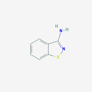 molecular formula C7H6N2S B112332 1,2-苯并异噻唑-3-胺 CAS No. 23031-78-9