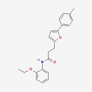 N-(2-ethoxyphenyl)-3-[5-(4-methylphenyl)furan-2-yl]propanamide