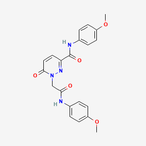 N-(4-methoxyphenyl)-1-(2-((4-methoxyphenyl)amino)-2-oxoethyl)-6-oxo-1,6-dihydropyridazine-3-carboxamide