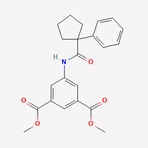 Dimethyl 5-{[(1-phenylcyclopentyl)carbonyl]amino}isophthalate