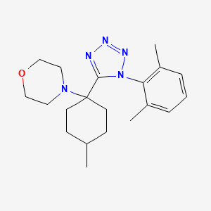 4-{1-[1-(2,6-dimethylphenyl)-1H-tetrazol-5-yl]-4-methylcyclohexyl}morpholine