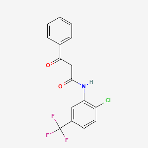 N-[2-chloro-5-(trifluoromethyl)phenyl]-3-oxo-3-phenylpropanamide