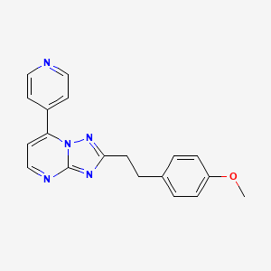 2-(4-Methoxyphenethyl)-7-(4-pyridyl)[1,2,4]triazolo[1,5-a]pyrimidine