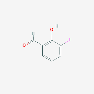 B112340 2-Hydroxy-3-iodobenzaldehyde CAS No. 23602-64-4